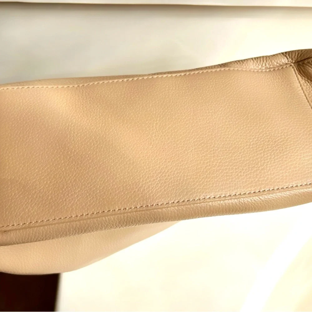 Cole Haan Nude Beige Leather Shoulder Bag